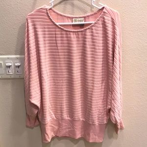 Anthropologie Saturday Sunday Shawna Hacci Sweater Small Pink